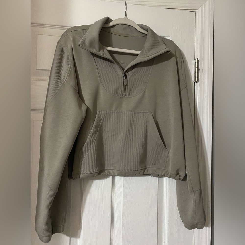 Women’s Lululemon Brushed SoftStreme Ribbed Half Zip